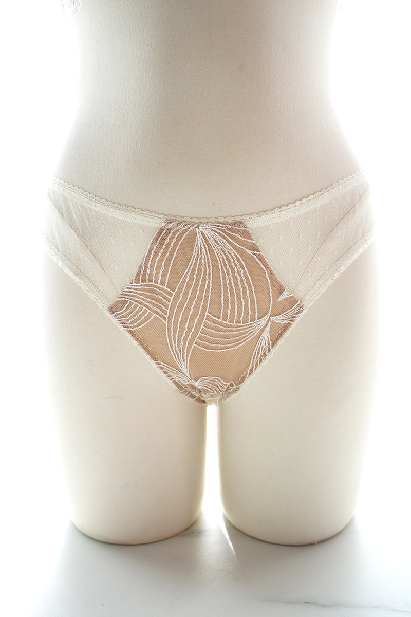 Lingerie Beige Cotton Panties  Kemmi Collection - KEMMI Collection