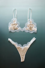 Aphrodite Chainmail Jersey Thong Gold
