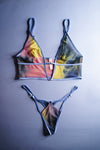 Tie Dye Mesh Longline Bralette