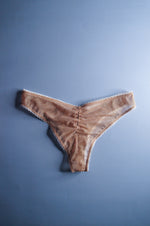 Ivory Floral Embroidery Brazilian Brief