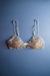 Ivory Floral Embroidery Bralette
