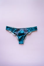 Teal Silk Ophelia Panty