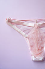 Pink Tulle and Silk Ribbon Panty