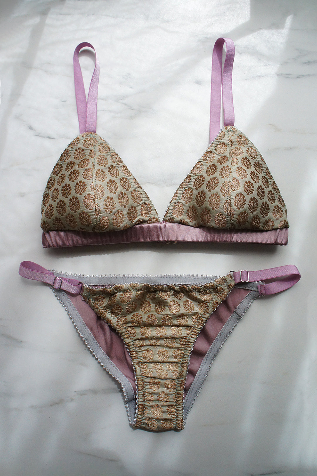 Heirloom Celadon Silk Set