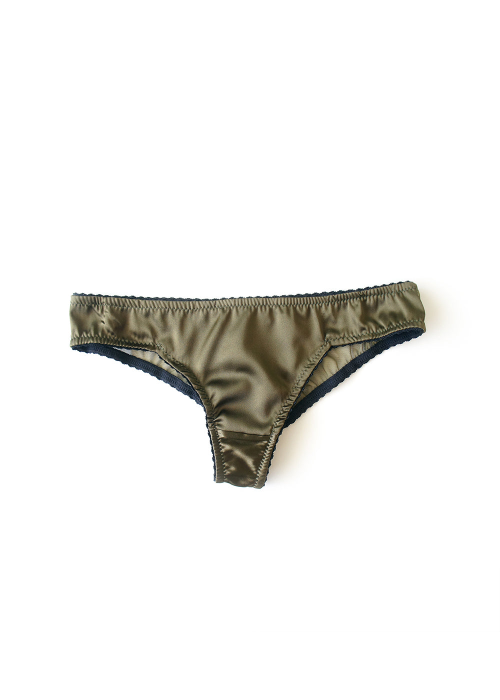 Women Thongs Cheeky Underwear Stretch Knicker Silk Satin Panties