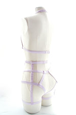 Elektra Caged Garter Lavender Silk