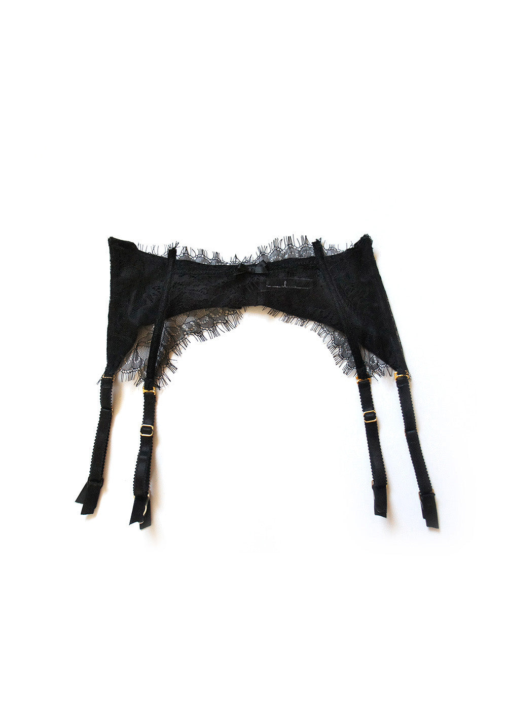 Black Silk and Lace Garter XS by Elma Lingerie Black Silk and Lace Garter XS by Elma Lingerie