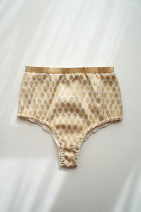 Gold Foil Cotton Printed Panty