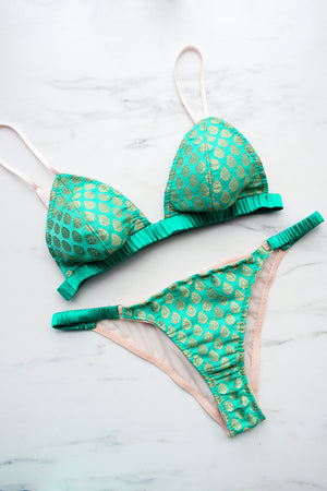 Heirloom Bralette Green