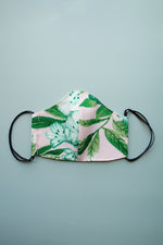 Polyester Tropical Print Fabric Face Mask