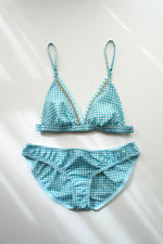 Melina Gingham Panty Blue