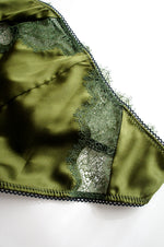 Ophelia Appliqué Panty Olive