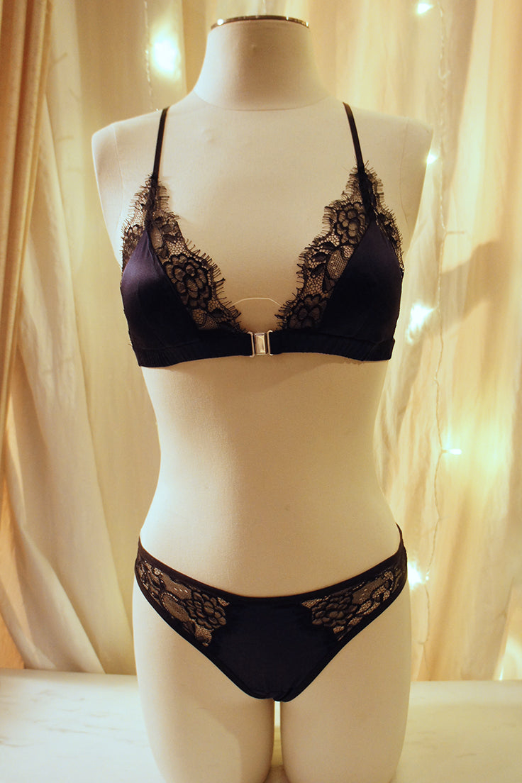 Ouvert Panty Navy and Black